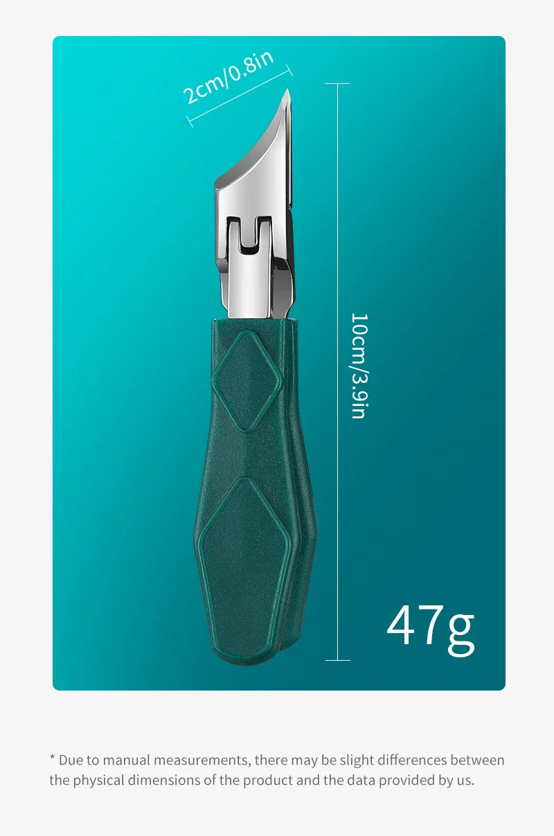ProBevel 25° Beveled Edge Wide-Opening Anti-Splash Ingrown Nail Trimmer