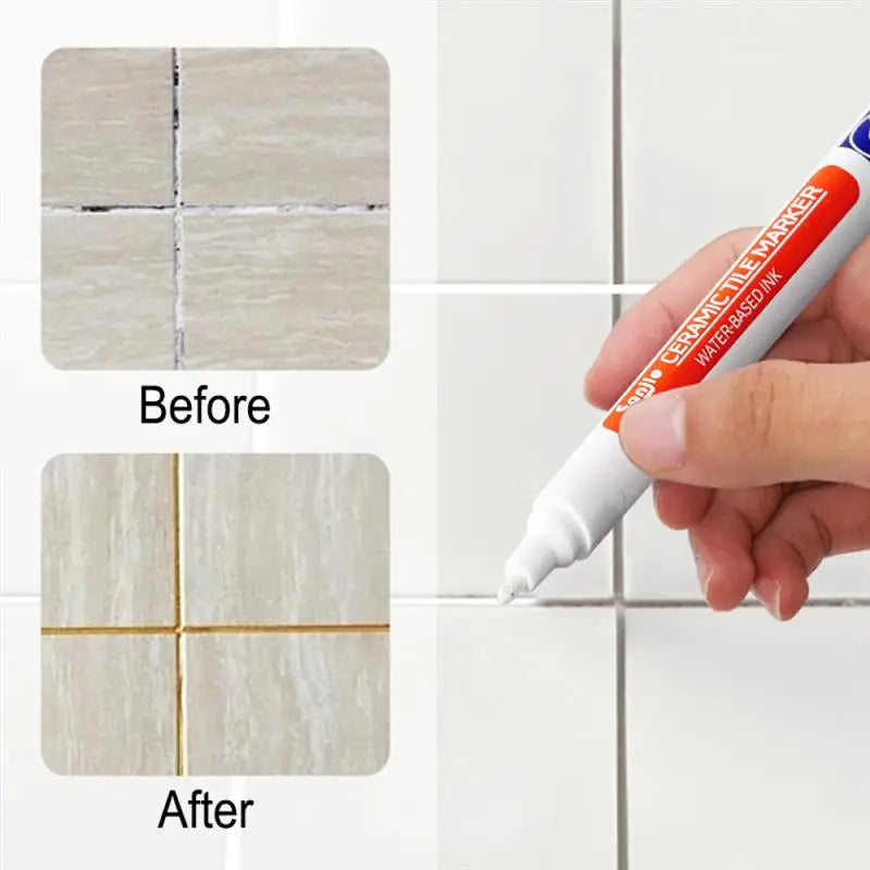 Waterproof & Quick-Drying Tile & Grout Pen for Easy Repair and Enhancement