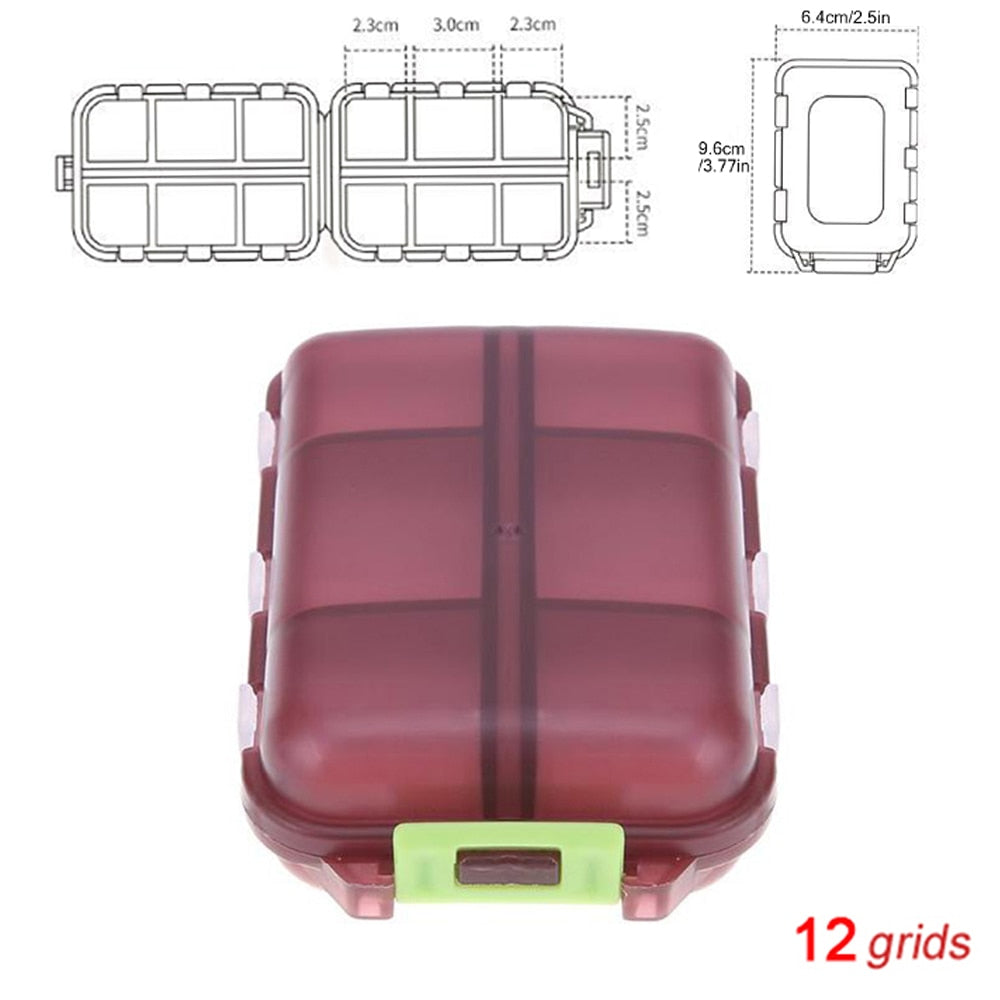 Moisture Proof Travel Pill Organizer