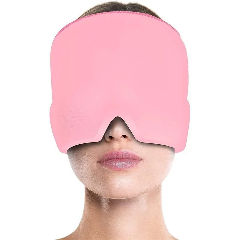 Cold Therapy Headaches & Migraines Pain & Stress Relief Ice Cap / Eye Mask