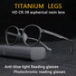 Titanium Anti Blue Light / Photochromic Retro Reading Glasses