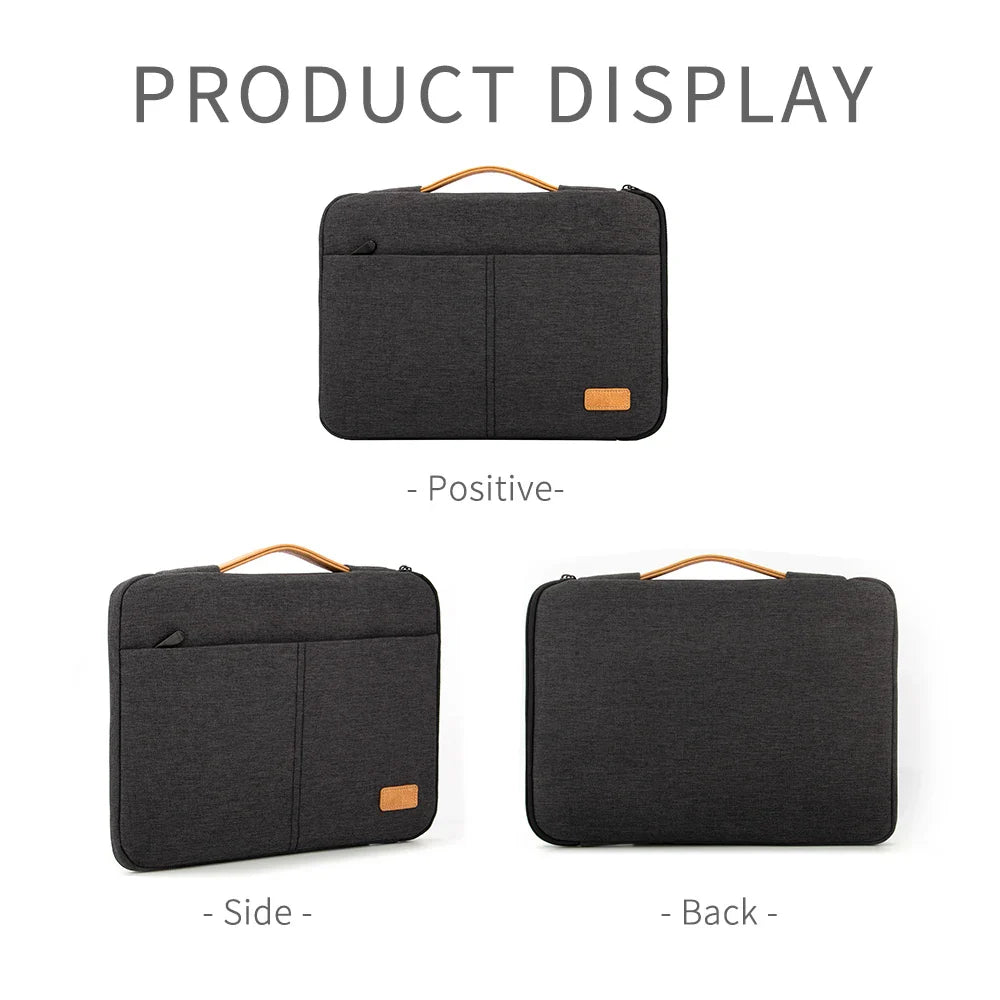 ComfortCarry 2-in-1  Thick Padding Lightweight Laptop Sleeve & Handheld Case