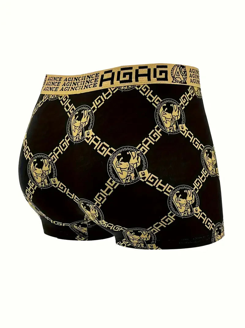 Golden Era Comfort Boxers-Premium Breathability, Antibacterial Fabric & Lasting Support (4pcs)