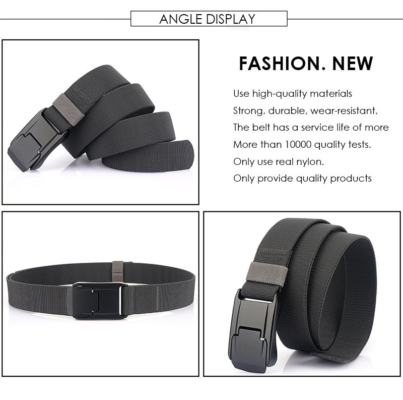 Quick Release Buckle Elastic Stretch Belt