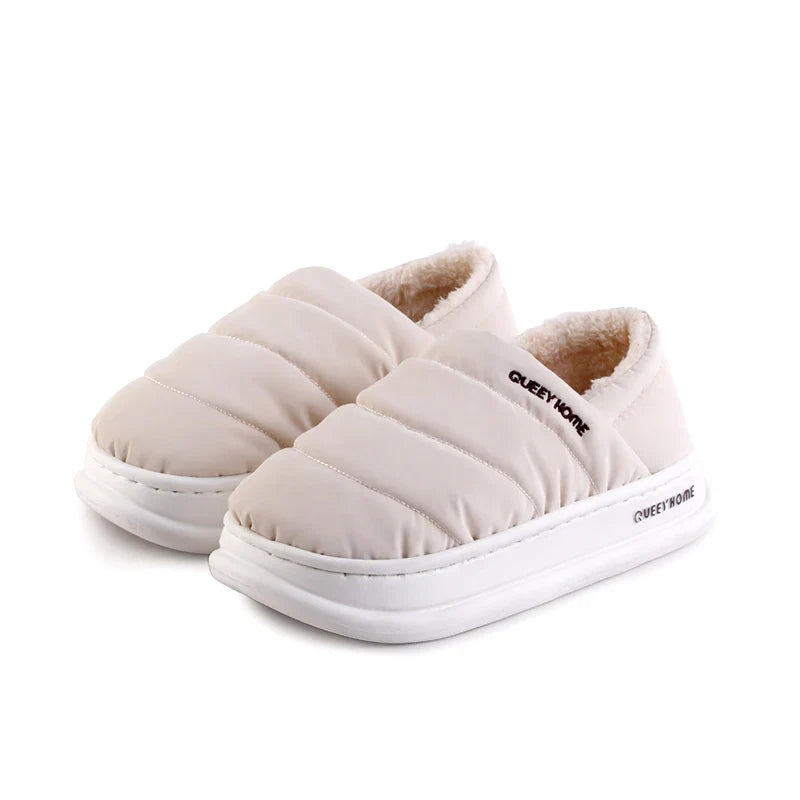 Winter Plush Thick Bottom Anti Slip Waterproof Indoor & Outdoor Slippers