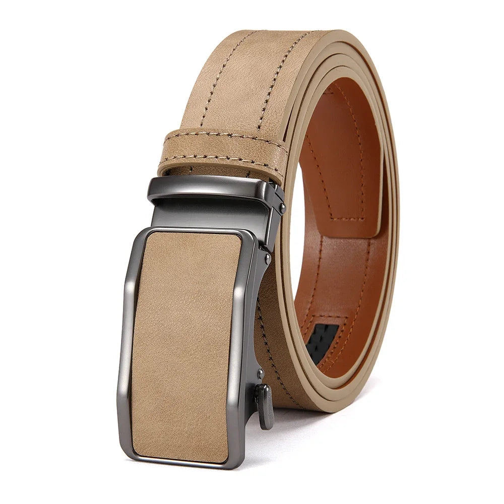 One-Handed Operation Automatic Buckle Holes-Free Micro-Adjustable Belt