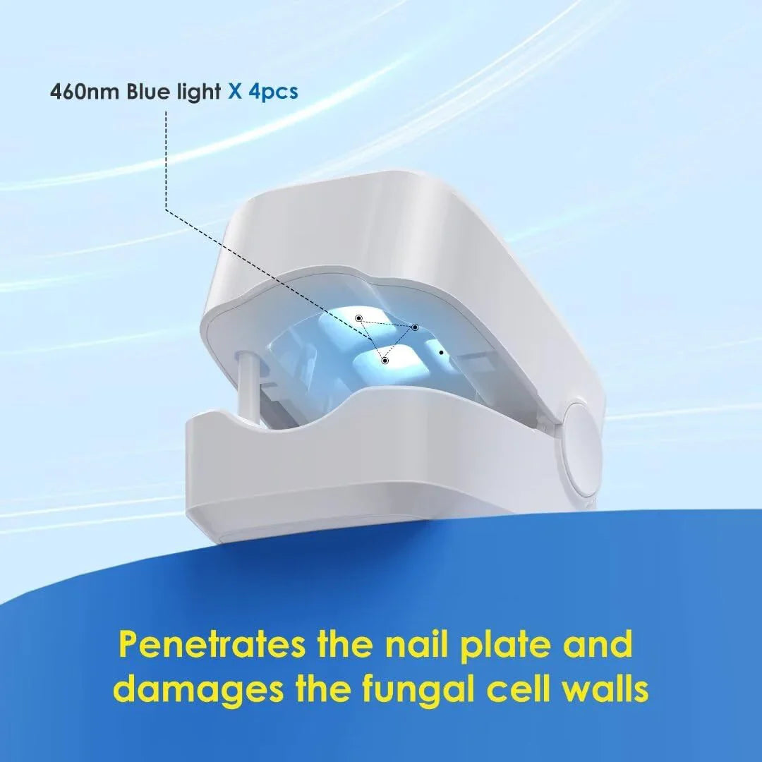 Rechargeable Infrared + Blue Light Fingernails & Toenails Fungus Treatment Device