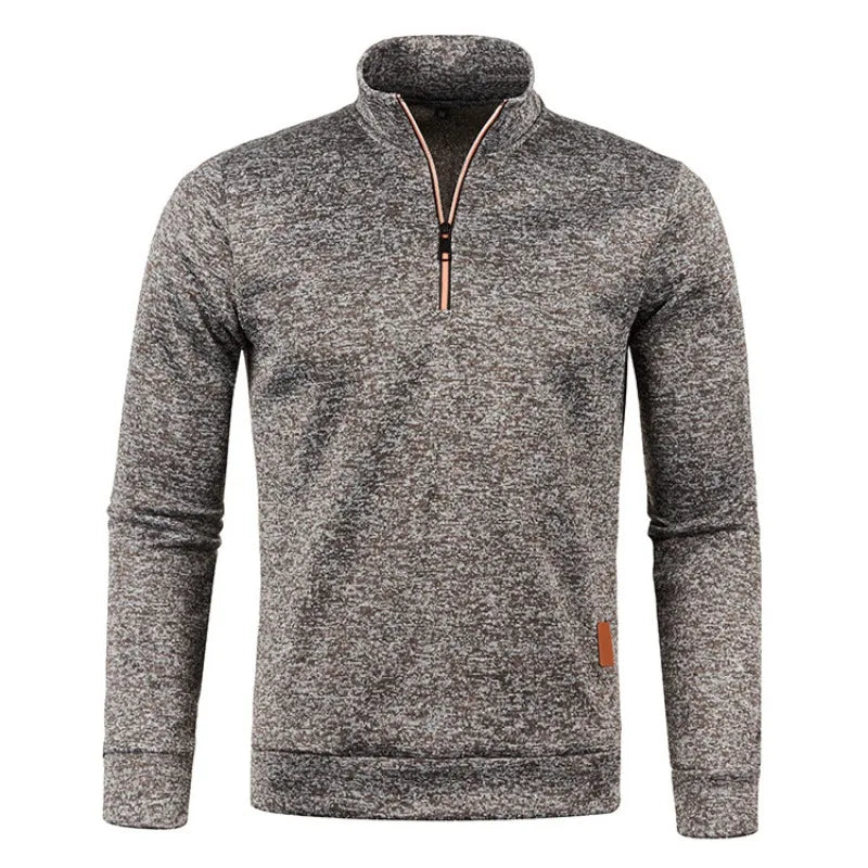 Easy-Wear Warm Half-Zip Men’s Pullover