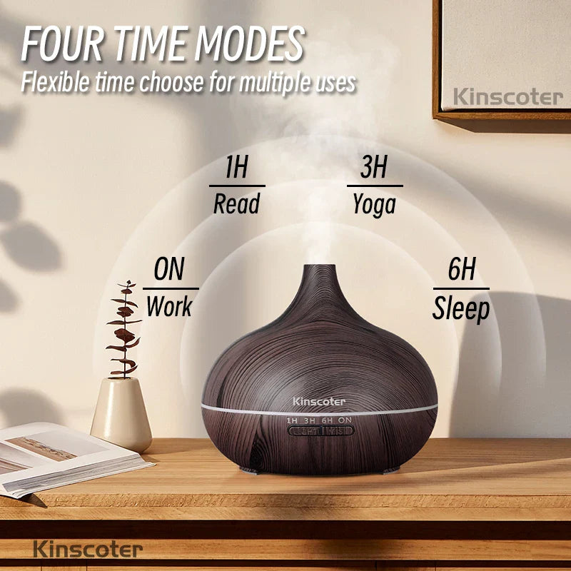 Ultrasonic Air Humidifier / Essential Oil Diffuser with Remote Control & 7 Colors Light