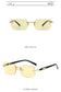 Modern Slim Rimless Impact-Resistant UV400 Lightweight Sunglasses