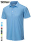 TACVASEN Summer Quick Dry Short Sleeve Polo Shirt