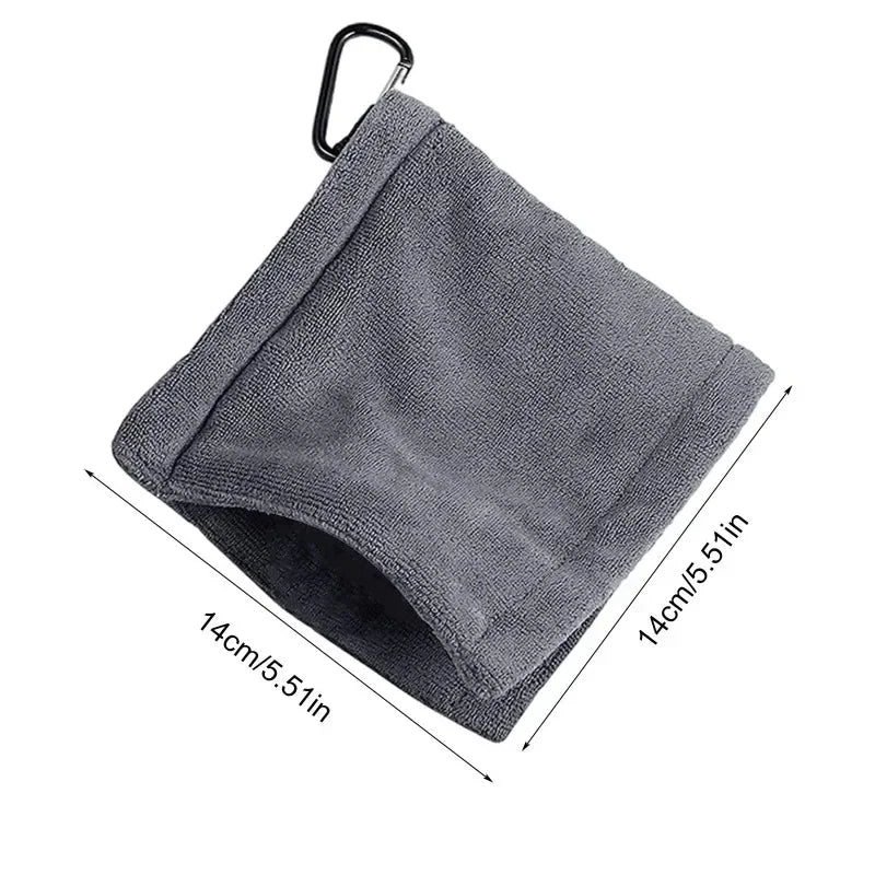 ProClean Pocket Microfiber Golf Ball Cleaning Towel with Clip (2 pcs)