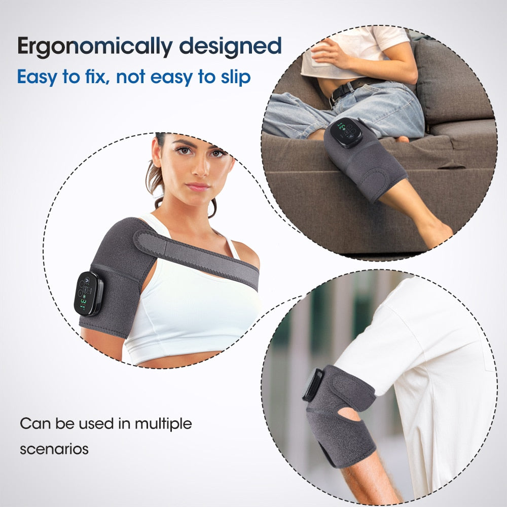 Heating & Vibration Shoulder/Knee/Elbow Physiotherapy MultiMassager