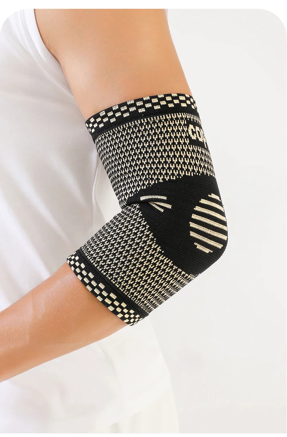 CopperRelief 3D Therapeutic Stabilizing Compression Elbow Brace