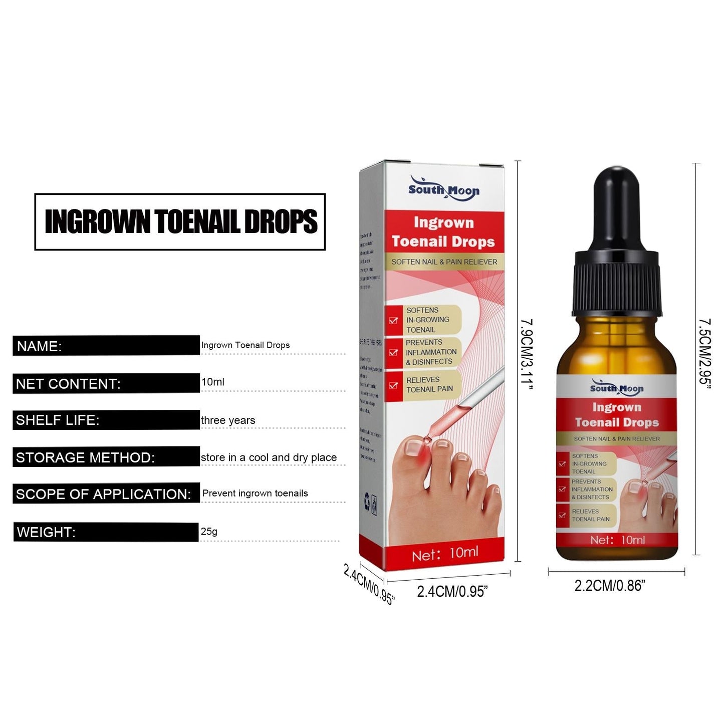 Ingrown Toenail Treatment Softener Serum