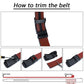 Holes-Free One-Handed Operation Micro-Adjustable Genuine Leather Belt