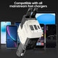 120W Super-Fast 4-in-1 Adjustable Retractable Car Charger with Digital Voltage Display
