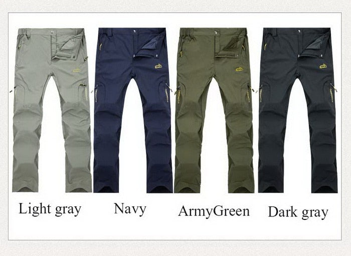 Stretchable Quick Dry Cargo Pants For Men