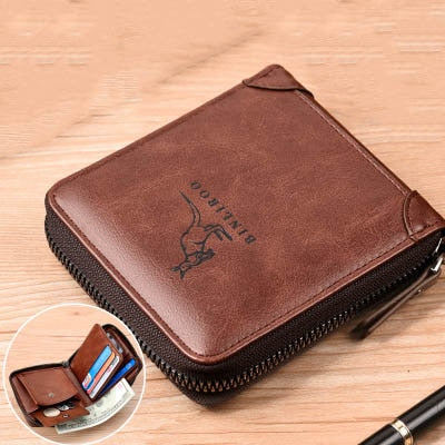 RFID Blocking Large Capacity Men's Wallet