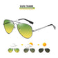 Polarized Photochromic Day/Night Pilot Sunglasses