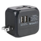 All-in-One Universal Travel Adapter Wall Charger with USB & USB-C