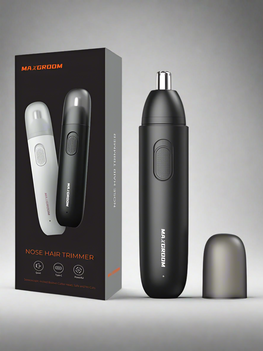 MAXGROOM Rechargeable 360 Rotating Dual-Blade Waterproof Hair Trimmer