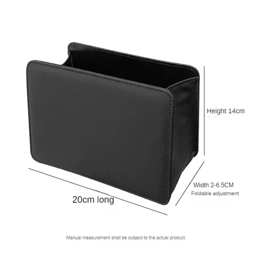 Multi-Use Foldable Car Organizer / Trash Container with Easy Clip-On Design