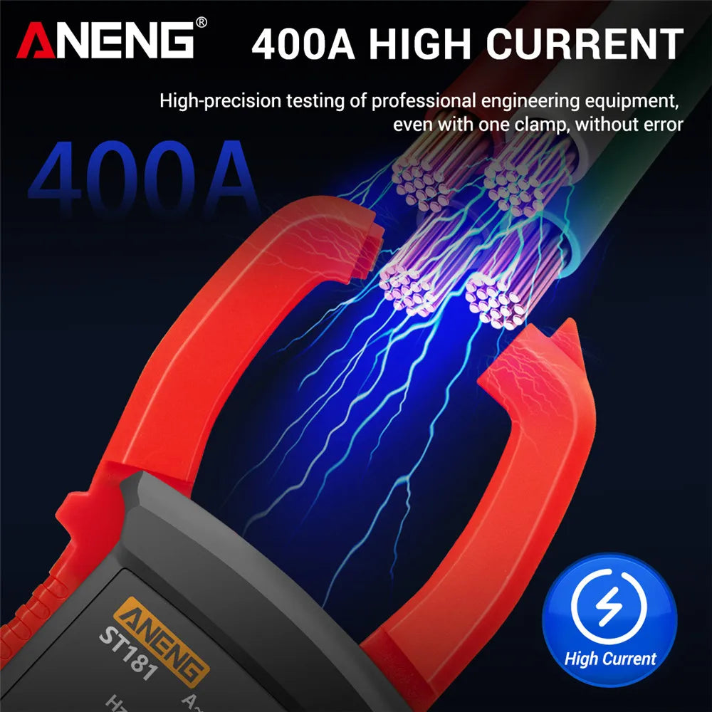 Digital Clamp DC/AC Current 4000 Counts Amp / Hz / NCV / Ohm Multimeter