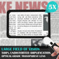 Handheld High Clarity 5X Magnifying Foldable Reading Magnifier With 48 LED Lights