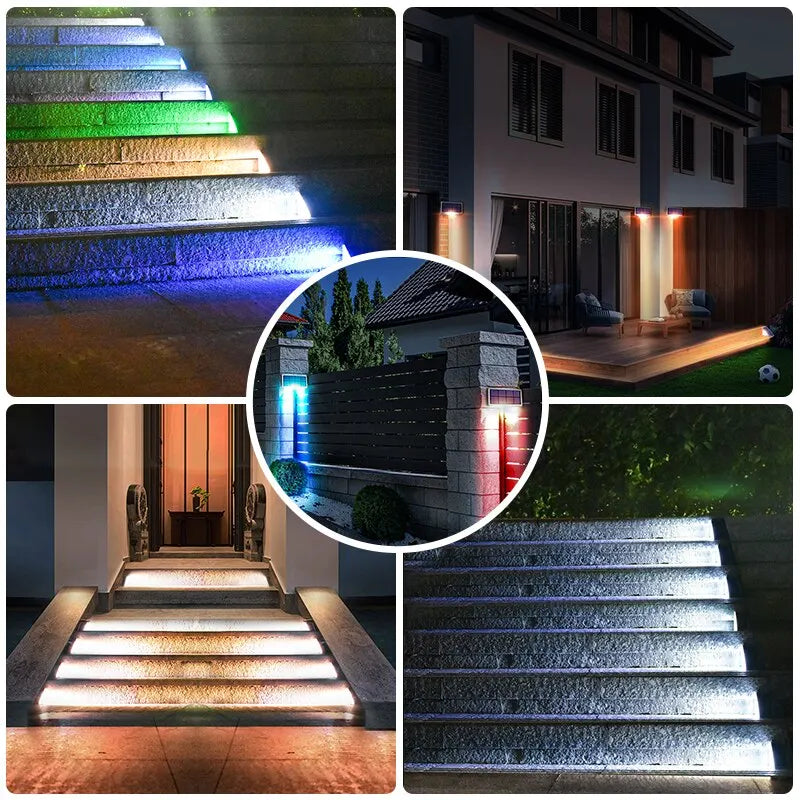 Super Bright Waterproof Solar Decor Garden Stairs Lighting