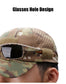 Durable & Lightweight Breathable Tactical Cap with Patented Glasses Holder Design