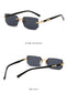 Modern Slim Rimless Impact-Resistant UV400 Lightweight Sunglasses