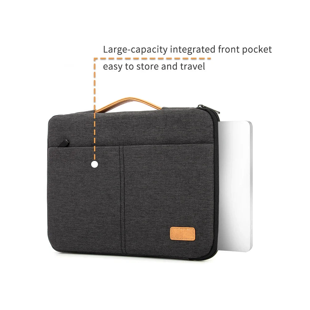 ComfortCarry 2-in-1  Thick Padding Lightweight Laptop Sleeve & Handheld Case