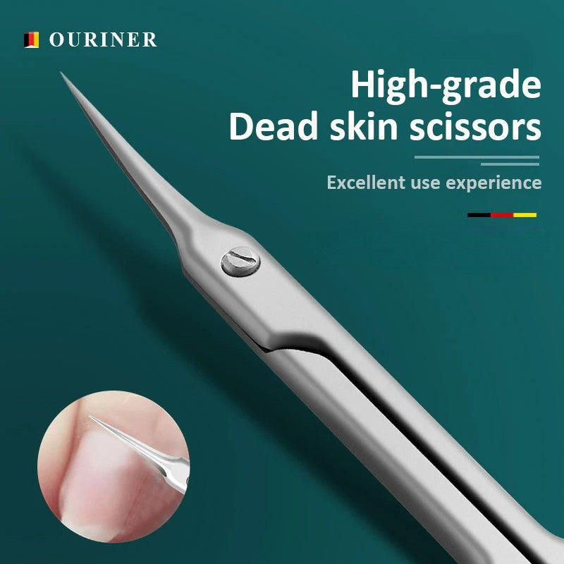 Professional Medical-Grade Stainless Steel Thin Blade Cuticle Scissors