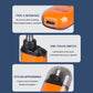 Professional 2 In 1 Rechargeable Ear & Nose Hair Trimmer Clipper with Battery Display