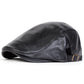 Classic vintage style Pu Leather Lightweight adjustable Comfortable Fit Newsboy Caps