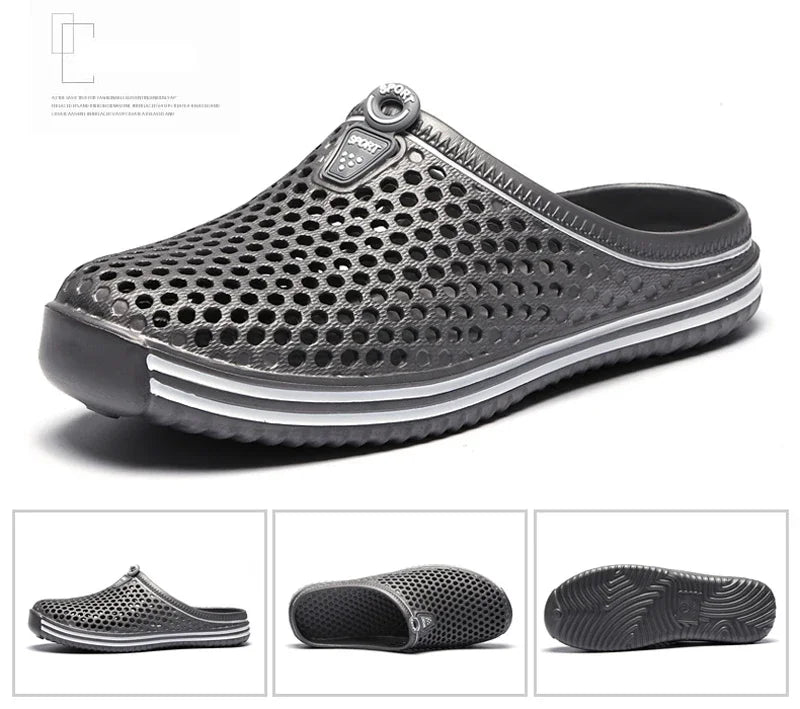 ComfortEase Slip-On Lightweight Cushioned Quick-Dry Non-Slip Sandals