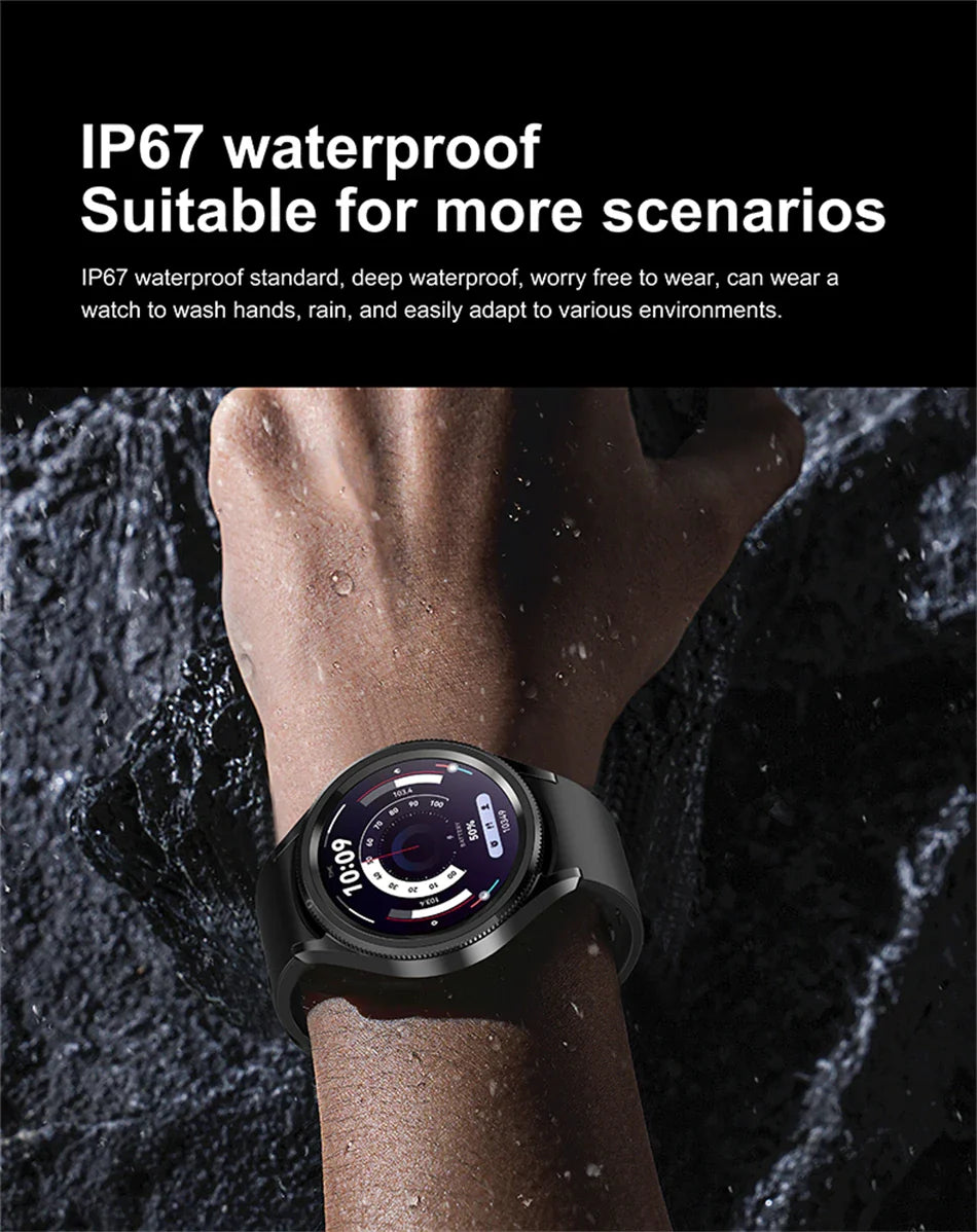 Classic Bluetooth Call Health Monitoring Smartwatch For Android & iOS