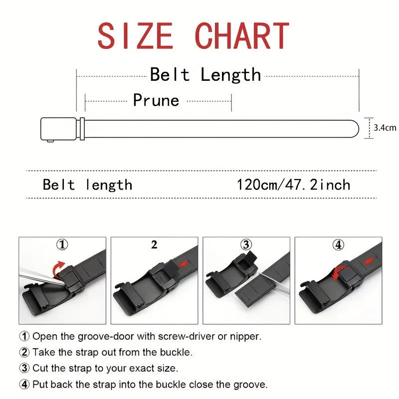 Quick Release Genuine Metal Buckle Tactical Style Soft Nylon Belt