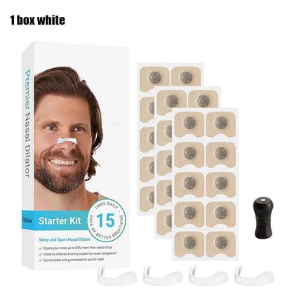 Smart Magnetic Nasal Breathing Dilators for Snoring Relief and Airflow Support