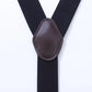 Big & Tall Friendly- Vintage Heavy Duty 6 Metal Clips Suspenders