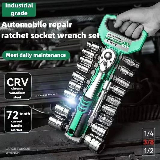 Telescopic Ratchet Wrench Set – Dual Direction with Adjustable Handle