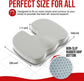 Ergonomic Dual-Layer Memory Foam + Cooling Gel Tailbone Pressure Relief Cushion