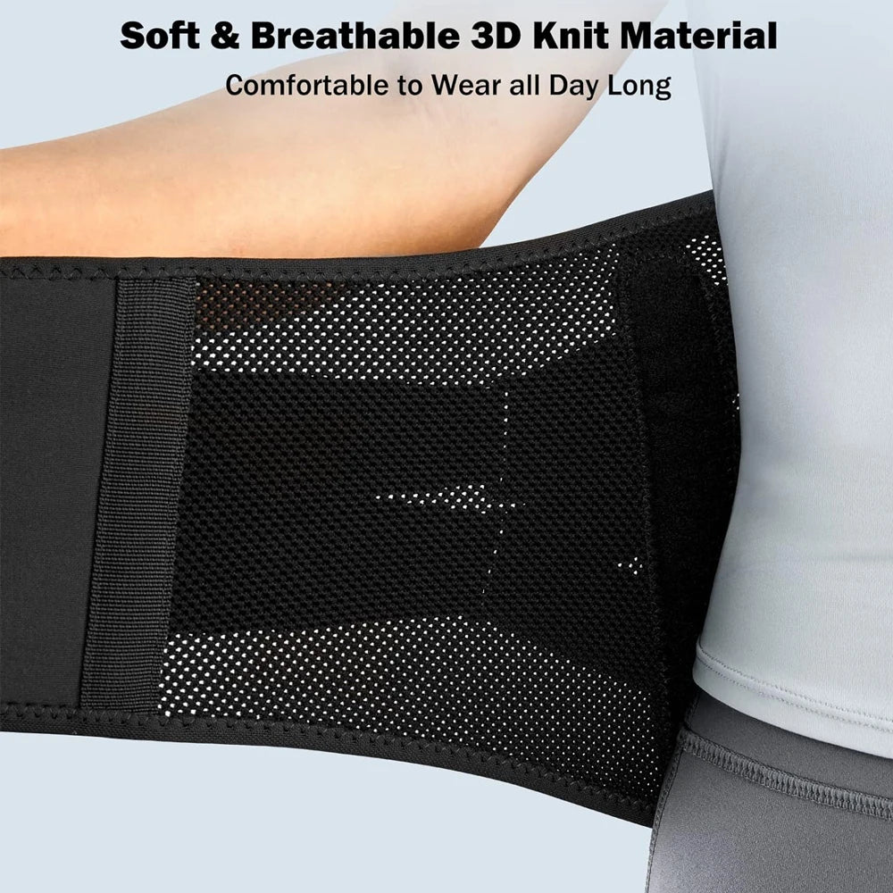 Lower Back & Lumbar Support Brace – Pain Relief for Sciatica, Herniated Discs and Scoliosis