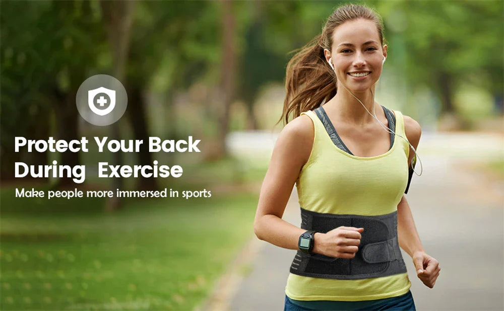 Orthopedic Advanced Lumbar Support Brace with 3D Cushion Pad for Focused Relief