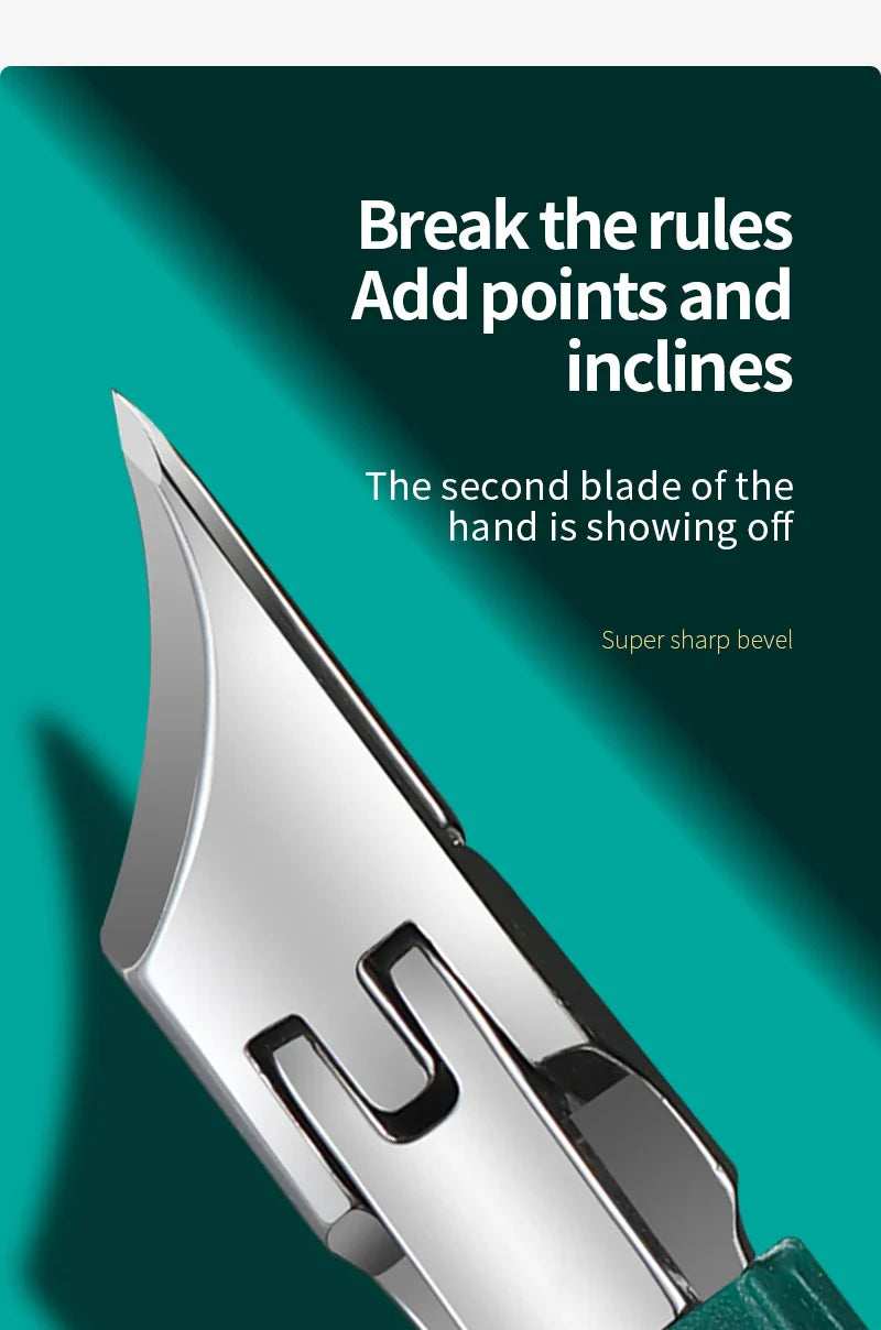 ProBevel 25° Beveled Edge Wide-Opening Anti-Splash Ingrown Nail Trimmer