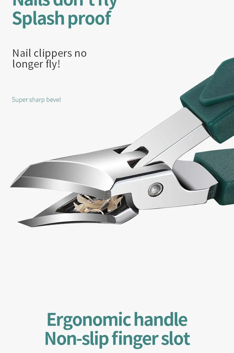 ProBevel 25° Beveled Edge Wide-Opening Anti-Splash Ingrown Nail Trimmer