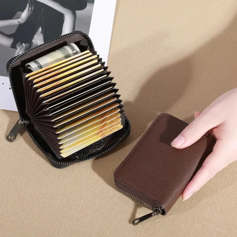 Multi Slot Korean Style 20 Cards Compact Wallet for Men