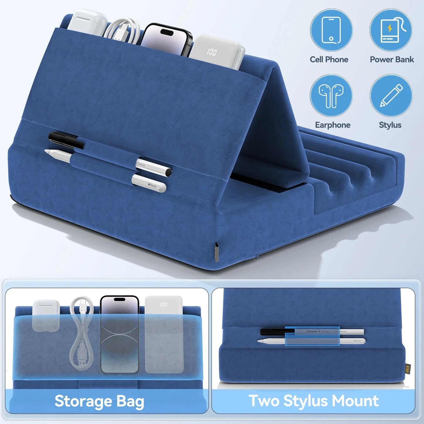 ComfortView Deluxe Multi-Angle Universal Tablet Pillow Holder