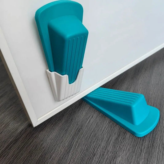 Multi-Purpose Silicone Drill-Free Door Bumper with Self-Adhesive Door Case (2 pcs set)